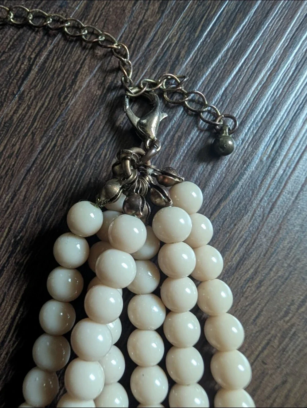 Vintage Costume Beaded Necklace